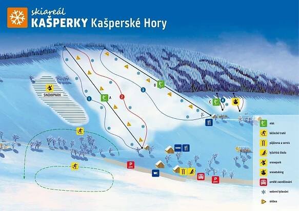 Ski areál Kašperské Hory - Ski areál