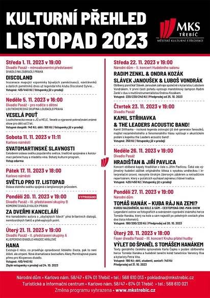 Program na listopad 2023