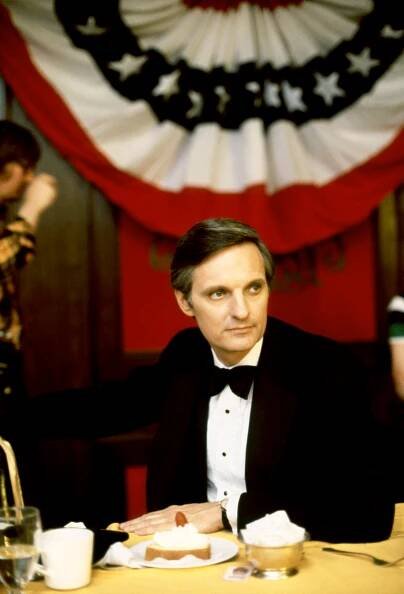 Alan Alda on the set of the 1979 movie "The Seduction of Joe Tynan" in Baltimore