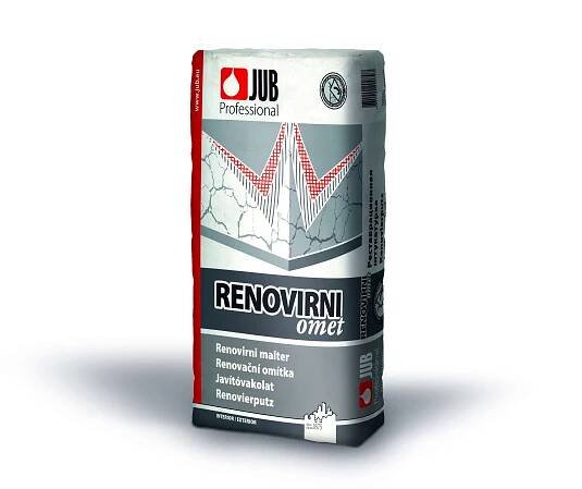 Jub Renovační omítka 20 kg * Mikroarmovaná fasádní vyrovnávací hmota. 1