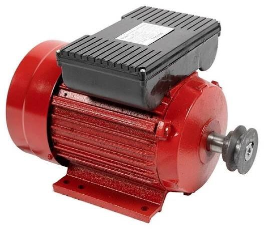 Kvalitní 1-fázový elektromotor s řemenicí na 220V 3.0 kW 3000 ot./min.