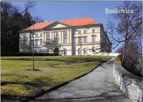 zámek Boskovice -  celkový pohled - Sběratelství