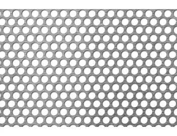 Plech Perfoo Děrovaný plech Rv 8-10, Nerez 1x1000x2000mm