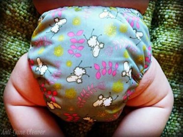 Sweet Pea newborn cloth diaper review - newborn AIO