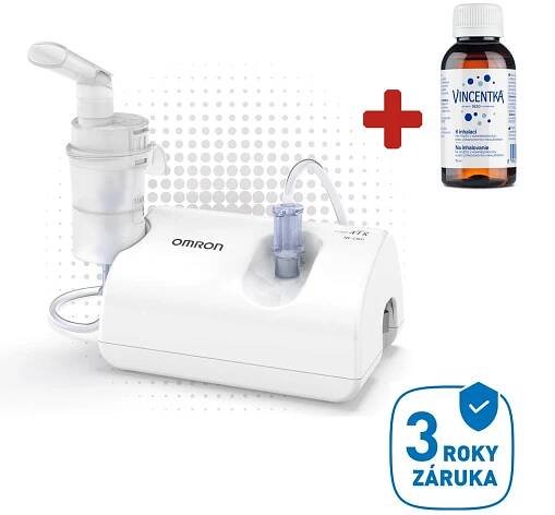 Inhalátor OMRON C801 Inhalátor kompresorový membránový, 3roky záruka 4015672105645 | bscom.cz