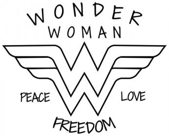 1000x773 wonder woman logo stencil amazing adventures wonder woman logo - Wonder Woman Logo Drawing