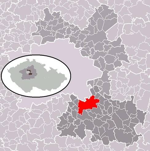 Říčany na mapě