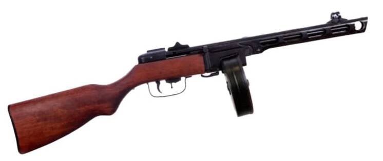 Samopal PPŠ 41 Špagin - dekorační replika