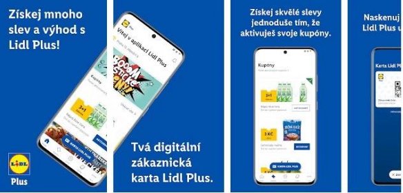 Aplikace na mobil Lidl Plus
