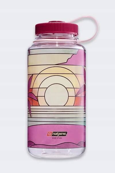 Láhev Nalgene na trénink vody s širokým náustkem WM velká 1L barevná