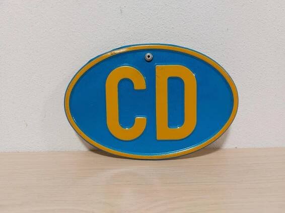 Označení diplomatického vozu SPZ CD - reflexní originál - Auto-moto