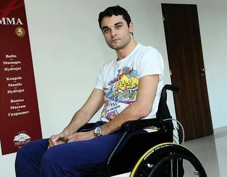 Muž roku 2009 Martin Zach na rehabilitaci