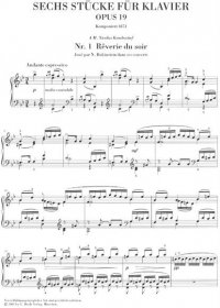 Sechs Stucke Fur Klavier Op. 19 - noty pro klavír - Ráj-not.cz
