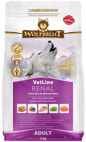 Wolfsblut Dog VetLine Renal 2 kg