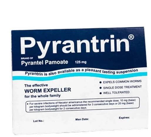 PYRANTHRIN TAB 125MG