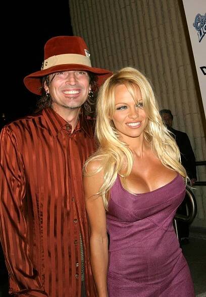 Pamela Anderson and Tommy Lee.