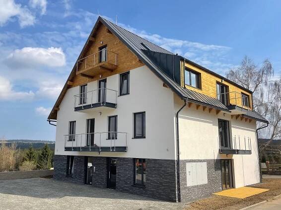 Dokončený apartmánový dům 2. etapy