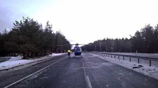 Na dálnici auto zřejmě srazilo řidičku od jiné nehody