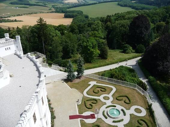 View from Castle Nový Světlov (Czech Republic), summer 2015
