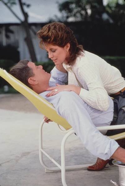 Larry Hagman and Linda Gray in Dallas (1978)