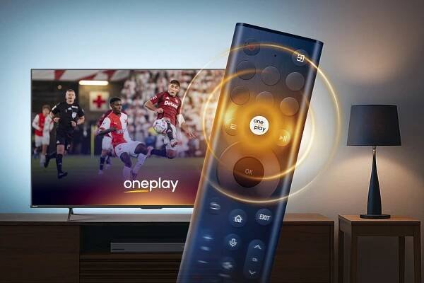Oneplay jde na vybraných televizorech Hisense spustit stisknutím jediného tlačítka. Foto: O2 Czech Republic
