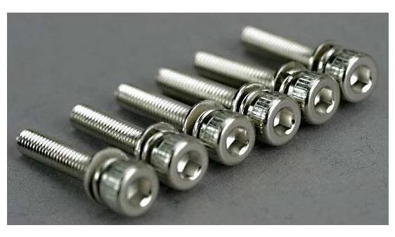Šroub imbus válcová hlava s podl. M3x15mm (6)
