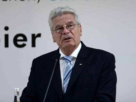 Německý prezident Joachim Gauck.