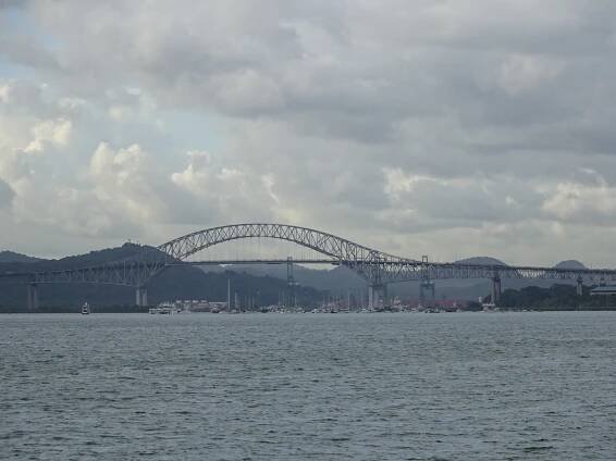 Bridge of the Americas holding together Central and South America. Without it, we'd float away!