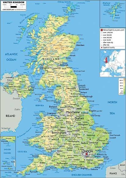 Map of United Kingdom 15