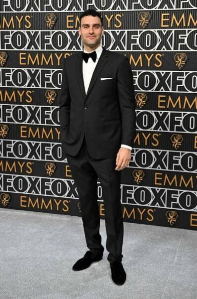 Dane DiLiegro arrives for the 75th Emmy Awards at the Peacock Theatre at L.A. Live in Los Angeles on January 15, 2024.