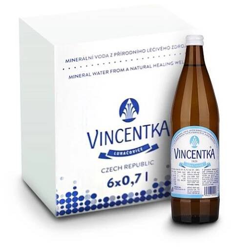 Vincentka léčivá pramenitá voda 0,7l