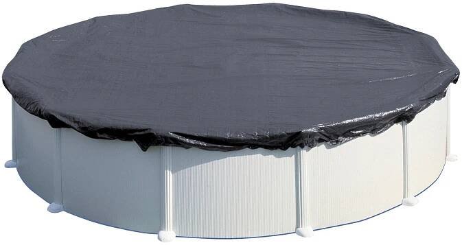 POOLABDECKPLANE 540 cm  - Schwarz, KONVENTIONELL, Kunststoff (540cm) - Gre
