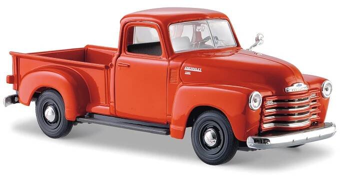 Maisto Sestavený kovový model auta 1950 Chevrolet 3100 Pickup