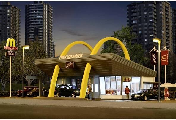 Vollmer 43634 H0 McDonald's rychloprestaurant