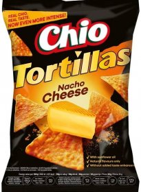 Chio Tortillas chips 110g Nacho Cheese (12ks)