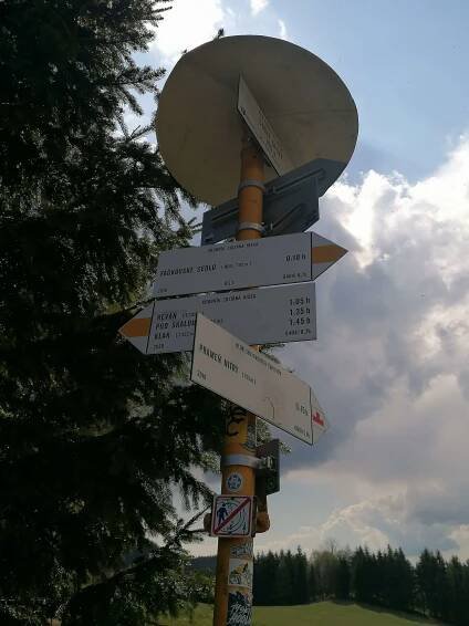 Kľak z Fačkovského sedla na chatu Žiar | Chata Žiar 