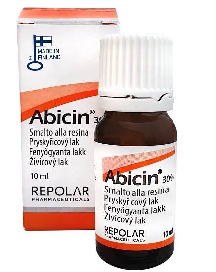 Abicin 30% pryskyřicový lak proti plísňovým infekcím nehtů 10 ml