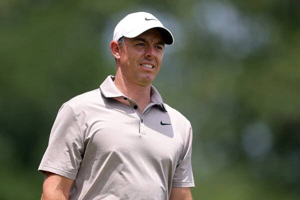 Rory McIlroy at a golf tournament.