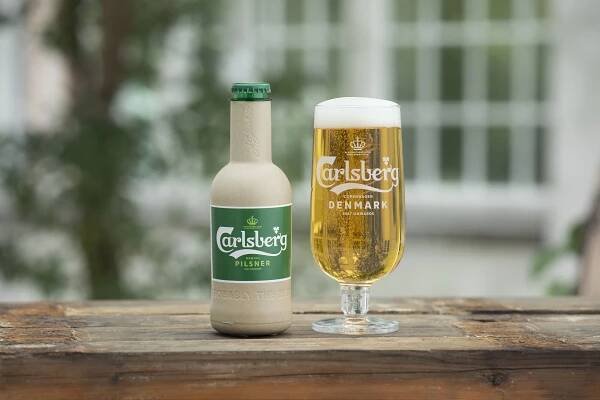 Carlsberg is working on beer bottles made of paper