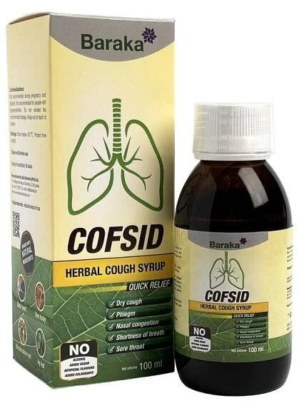 Baraka Cofsid bylinný sirup proti kašli 100 ml od 189 Kč