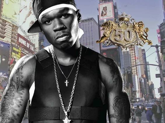 50 Cent in a relaxed pose