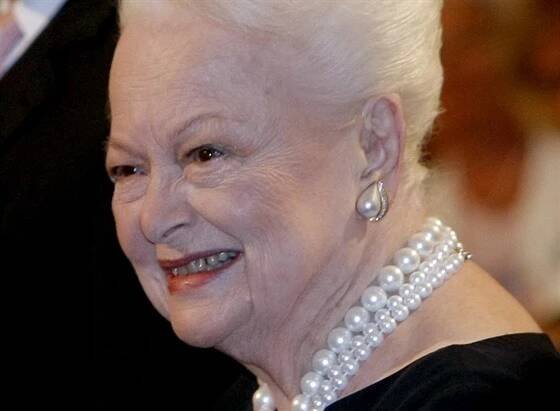 Olivia de Havillandová (Paříž, 9. září 2010)