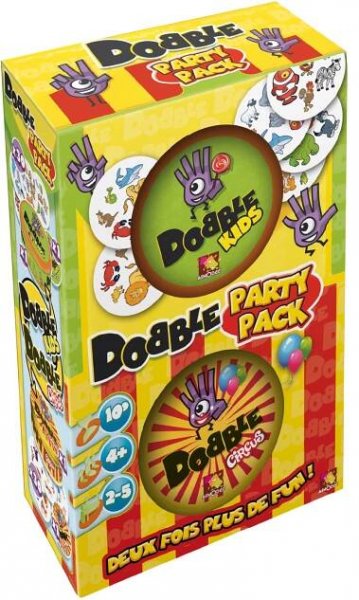 Dobble - Partypack (Dobble Kids + Circus) - Společenské deskové a karetní hry - Ostrov-her.cz