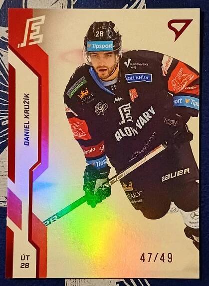 SPORTZOO RED X/49 DANIEL KRUŽÍK  - Hokejové karty