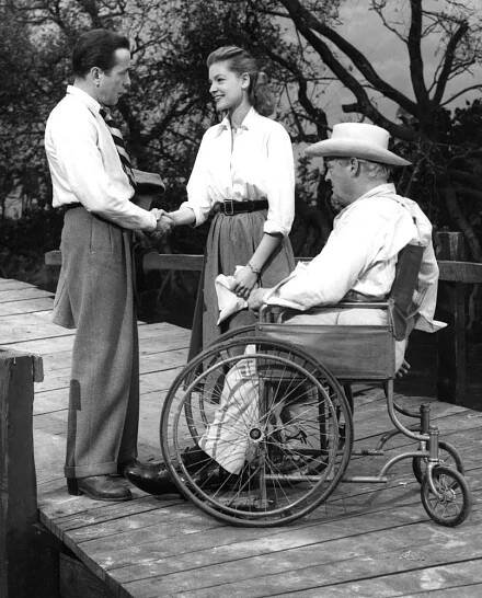 KEY LARGO, Humphrey Bogart, Lauren Bacall, Lionel Barrymore, 1948