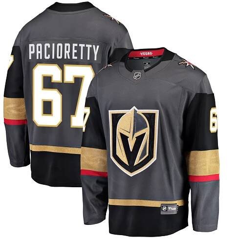 Dres Vegas Golden Knights #67 Max Pacioretty Breakaway Alternate Jersey