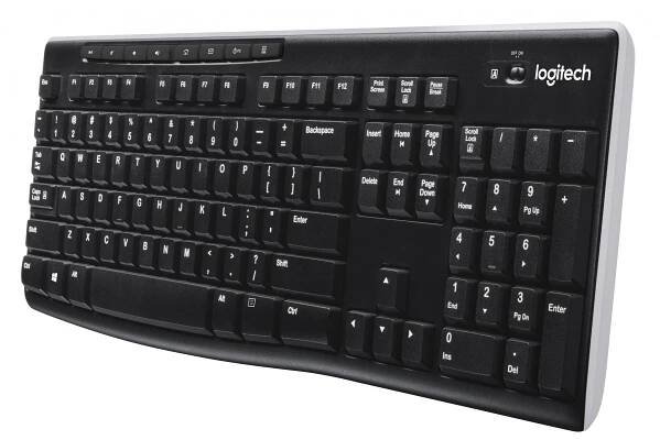 Logitech 920-003736 klávesnice Univerzální RF bezdrátový QWERTY Holandský Černá (920-003736)