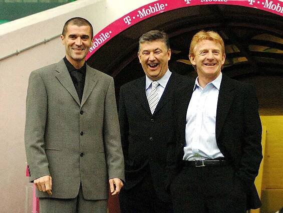 Roy Keane, Peter Lawwell and Gordon Strachan