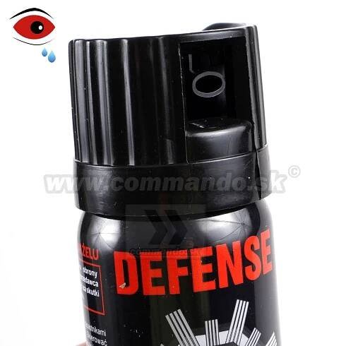 Slzný sprej kužeľový oblak NATO Red Pepper Gel 40ml Cone | Commando.sk