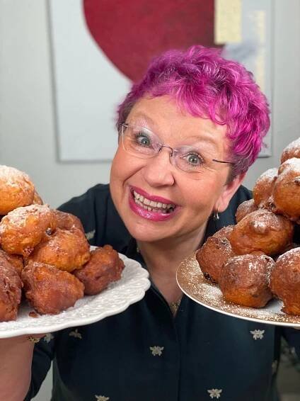 Mirka van Gils Slavíková - Oliebollen / Holandské koblížky